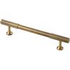 EpheyFIF Maniglie in ottone massiccio bronzo anticato per cassetti, mobili vintage, per cucina, camera da letto, armadi, porte, lunghezza 50-264 mm, varie dimensioni (128 mm)