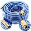 Wiltec Tubo PVC aria compressa 20m per compressore attacco a innesto rapido