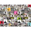 Runa Art Carta da parati fotografica Banksy collage Moderno Vello Soggiorno Camera Da Letto Sala - Made in Germany - Colorato 9084010a