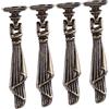 DOITOOL 8pezzi Maniglia Vintage Lega Di Zinco Con Anello Di Trazione Per Armadi e Accessorio Decorativo Per Mobili Antichi e Moderni Facile Da Installare Adatta Casa e Ufficio