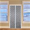 DteDty Tenda termica magnetica isolata, 80x195cm Tende termiche insonorizzate per uso domestico Chiudere automaticamente per porte da patio(Grigio)