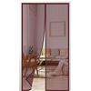 ZYYQ Zanzariera Magnetica Per Porte 150x240cm (59.05x94.48in) Tenda Magnetica Si Impedisce Agli Insetti Zanzariera Chiusura Automatica, Facile da Installare-Marrone