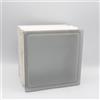 Fuchs Design THERMO BLOCK Plus, vetrocemento Riva White, 19x19x13,5cm, satinato su un lato, isolamento termico: Ug 0,8