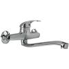 topolenashop Miscelatore rubinetto monocomando lavello cucina canna alta cromato muro 69139