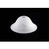 Generico Ricambio paralume in vetro alabastro attacco E27 diametro 31cm ricambio per lume lampadario e sospensione, Duna sospensione (Bianco)