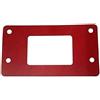 FIGEVIDA Guarnizione sportello ispezione per stufe a Pellet Misure 150 x 80 mm Spessore 3 mm 4 Fori di Fissaggio.