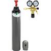 Bestschweissen.de Bottiglia di azoto 8 l + riduttore di pressione azoto 50 bar - Set bombola di gas di azoto con regolatore di pressione per officina e industria - Bestsalden.de
