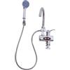 udneondhe Rubinetto elettrico da 220 V, con scaldabagno istantaneo e manuale della doccia, rubinetto impermeabile IPX4, scaldacqua istantaneo con indicatore di temperatura LCD, scaldabagno istantaneo per cucina
