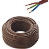 Besser Cavo Elettrico Besser Marrone Multifilare Isolante per Impianti Elettrici e Tubazioni, Sezione 1,5-2,5 mm, 5x1,5 (10 mt), Non Propagante L'Incendio, Ridotta Emissione di Alogeni