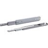 BRASOM Ladegeleiders Brasom - Guide estraibili per carichi pesanti, 250 kg - 2 pezzi, 600 mm, 24 pollici, sistema a guide per cassetti, cuscinetti a sfera