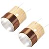 Generic XYWHPGV 2 pezzi 25,5 mm 1 pollici Woofer Bobina vocale 4 strati di ricambio audio per altoparlante basso filo di rame rotondo(db3c3 16970 07d22 13843 40d5e 09953