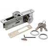 ToolOfLife Serratura invisibile in alluminio con chiave per porte da 44-46 mm (Hook Deadbolt)