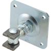 Dieffematic 878 Cardine per Cancello Battente con Alette da Saldare - Regolabile M22, Piastra 100x100mm