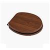SAVINIDUE Sedile Universale Anticato Noce Copriwater Coprivaso Bagno WC MDF