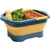 Generico Secchio Per Pulizie - Lavabo Portatile Multiuso Con Tappo Di Scarico,Per Cucina Bagno Giardino Campeggio Lavanderia Frutta