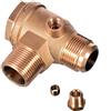 TC TECHNIC Valvola di non ritorno 3/4 x 3/4 (26 mm x 26 mm), compressore d'aria in ottone, connettore per compressore d'aria