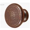 effedielle Utensil Legno Pomolo forgiato fisso per porta, portone MADE IN ITALY linea IL FORGIATO ∅ 55 mm. Finitura ruggine completo di vite di fissaggio passante. FA 796.55