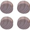 zcru004 Altezza 3 cm In vero Legno Rialzo per Mobili, per Letti, per Mobili, per Tavolo, Gambe Mobili per Letto Aumentare l'altezza del Mobile,Ascensore per Mobili,Set 4 Pezzi (3cm)