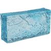 Fuchs Design Mattoni di vetro Glasklinker Crystal Collection Rock Azur blu, 20 x 10 x 5 cm