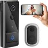 Swokely Smart Smart WiFi, campanello senza fili, intercom con PIR Wakeup 1280 x 720, visione notturna, due possibilità audio, IP65, Water Proof for Home Security,