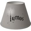 Stappa e illumina Paralume Stappa e illumina dipinto a mano in Italia con decorazione a tema Harry P. con scritta Lumos (Grigio 25 Harry)