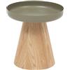 ATMOSPHERA CREATEUR D'INTERIEUR - Tavolino Hercyna grigio verde D. 40 cm