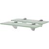 vidaXL Mensole Galleggianti 2 pz in Vetro 30x10 cm 8 mm