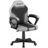 huzaro Ranger 1.0 - Sedia Per Bambini Comoda E Regolabile - Poltrona Bambini Per Cameretta E Uso Quotidiano - Schienale Profilato - Ruote Silenziose - Grigio