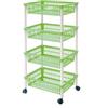 Tontarelli Carrello Verdulero Mito 4 Verde 40 x 29 x 62 cm