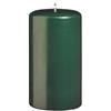 Candele di corona di Avvento Set di 4 Candele, Set Verde Scuro 10 x 6 cm