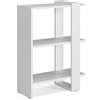 Vicco Divisorio per ambienti Basil, Bianco, 51.8 x 70 cm, utilizzabile come divisorio o come libreria aperta