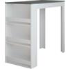 Vicco Tavolo da bar Repose, Bianco/antracite, 57 x 117 cm