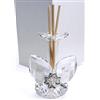 DLM Bomboniere DLM 32555 (Kit 12 Pezzi) Profumatore Fiore 3 Petali in Cristallo con Quadrifoglio Albero della Vita Diffusore per Ambienti Profumo bomboniera