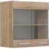 Vicco Mobile da cucina in vetro R-Line, Sonoma, 60 cm, per la libera combinazione all'interno di sistemi cucina modulari
