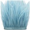 THARAHT Azzurro Piume di Struzzo Trim Frangia di Cucito 2Yard 4-6inch per Il Vestito Fai da Te Cucito Craft Clothing Latino Wedding Dress Decorazione Piuma di Struzzo Trim