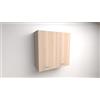 Alfredo Calandrelli PENSILE SCOLAPIATTI H 72x L 90x P 33 COMPLETO DI SCOLAPIATTI IN ACCIAIO INOX. SPEDIZIONE IN KIT (ROVERE)