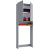 VCM Lona - Armadietto per lavatrice/pratico con ampio spazio di archiviazione/dimensioni: 64 x 182 x 27 cm (L x A x P)