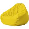LOVSSU Fodera Per Sedia A Sacco Pouf galleggiante impermeabile for esterni, senza imbottitura, for giardino, spiaggia, campeggio, piscina, poltrona Oxford(Yellow,D100cm-cover-adults)