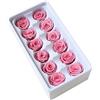 Amosfun 12 Pezzi/Scatola Capolini Rosa Conservati Fiore Rosa Rosa Eterna per Sempre Rosa Testa per Decorazioni di Nozze Bouquet Regalo Artigianato Rosa Chiaro