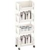 Zvn Zojne Carrello multi-livello, carrello multiuso | Carrello portaoggetti con ruote di grande capacità per bambini - Scaffale per organizzazione di cancelleria per giocattoli con forte capacità di carico per