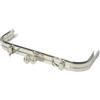 WANGSHAOWEI Chiusura Clic Clac per Borse Telaio for Borsa a Vite con Superficie Liscia da 18 cm Gancio ad Anello Accessori for Borse Portamonete in Stoffa Fatti a Mano Fai-da-Te(Silver)