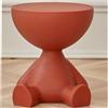 RUYICZB Tavolino Rotondo Moderno, Tavolino Angolare Con Contenitore, Tavolini Decorativi Per Soggiorno, Comodini Piccoli Per Soggiorno, Ufficio, Camera Da Letto, Cucina,Rosso