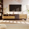 Shye Mobile TV con venature in legno 180 cm