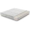 Marcapiuma Materasso Piazza e Mezza 100% Lattice 120x200 alto 18 cm SEVENLIFE 18 Rigidità H2 Medio/Morbido Naturale 7 zone Rivestimento ALOE VERA sfoderabile Antiacaro Traspirante 100% Made in Italy