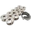 ckpsms Marca -# 172082-8 1 PZ+172222 10 PZ Bobina E Custodia per Bobina Adatti per Singer 201,240,240,247,252,257,258,259.347,348,350,360,362,366,367,368(172082-8 1PCS +172222 10PCS)
