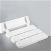 kangten Sedile doccia pieghevole, portata fino a 130 kg, per doccia, montaggio a parete, 36 x 33 x 5 cm, per docce, bagni (bianco)