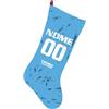 Generico Calza Befana Personalizzata con Nome e Numero Tifoso Calcio Full Print Dimensione 46x24 con Risvolto e appendono Materiale Pile Fronte E Policotone Retro (Tifoso Napoli)