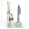 DLM Bomboniere DLM33251 (Kit 6 Pezzi) Profumatore PortaPenne in Cristallo Chiave Cuore in Porcellana con Strass Prima Comunione Penna Diffusore Profumo bomboniera