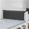 ZCXRYFL Cuscini Da Lettura Letto Singolo Cuscino Per Testata Del Letto Cuscino Di Supporto Per La Schiena Imbottito Cuscino Per Schienale Cuscino Per Testiera In Ferro/Legno Con Fodera Lavabile(80x25x5cm,Gray