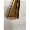 Hobby Legno Cornice per Quadri Legno Finitura Foglia Oro Striato mm.20x30 b.9 n° 2 aste cm.300 Totale mt. 6. Made in Italy.